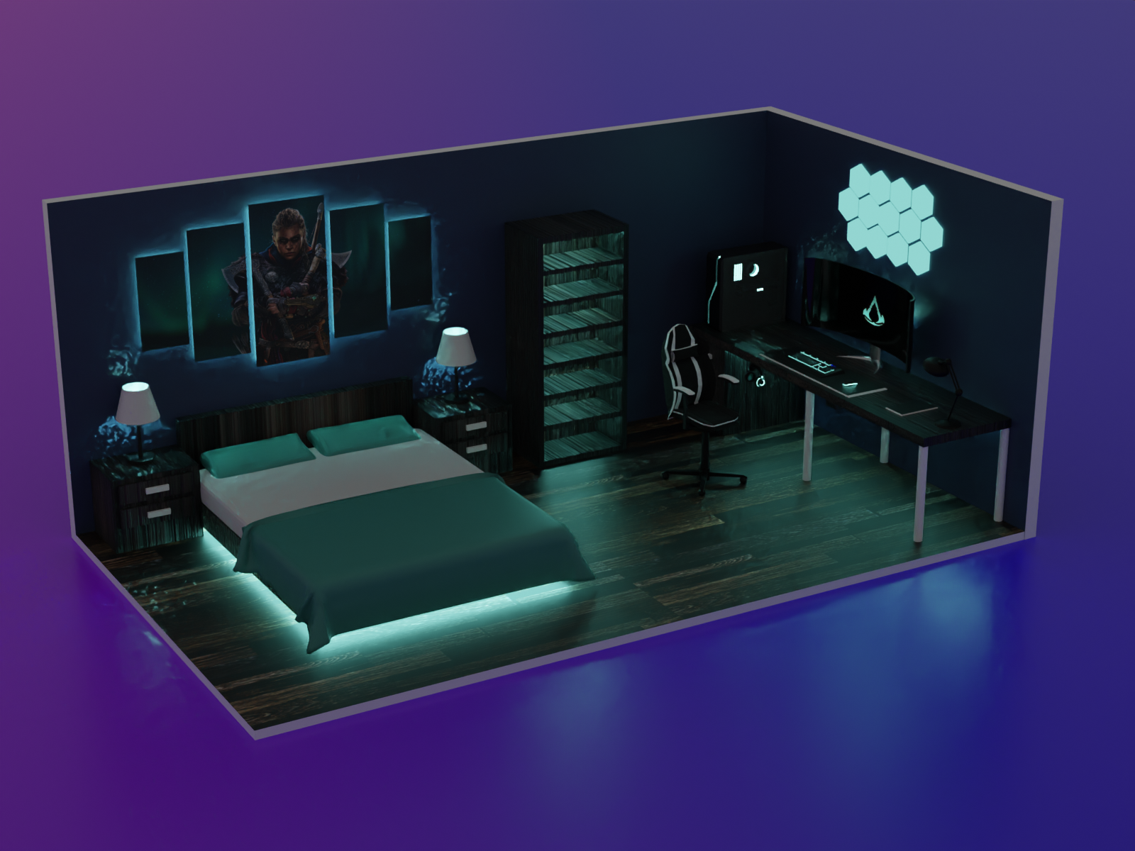 Bed Room by CG Twins on Dribbble