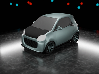 Smart Car 3d illustration blender branding car car interface clean cute design illustration render trendy twinbrosco vehicle