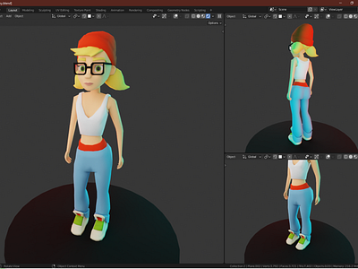 Tricky From "Subway Surfers" 3d 3d illustration animation blender branding clean design graphic design illustration logo motion graphics render twinbrosco ui