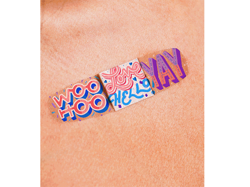 Custom illustrated bandaids! by Victoria Reyes on Dribbble