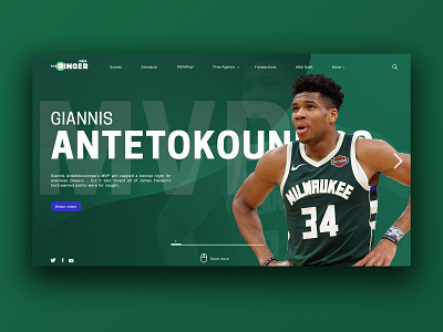 Ringer web design design nba ui ux web web design