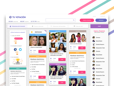 Tu Votacion - new design web