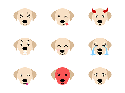 Dogjuan emojis chat dog emoji funny ilustration sticker