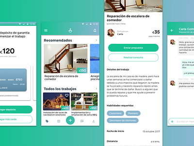 Pixie mockups android app design mobile ui ux