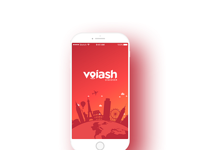 Travel app splash app illustration mobile splash ui ux