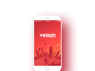 Travel app splash