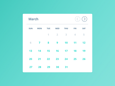 Calendar calendar date picker