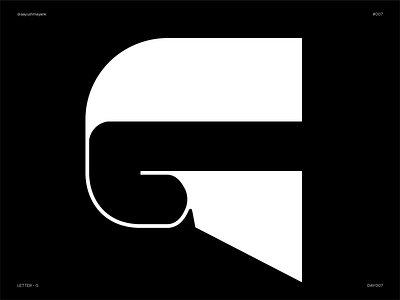 Letter G - Experimental 36daysoftype branding experiment flat icon illustration letter logo ui vector