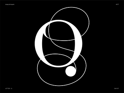 Letter Q - Experimental 36daysoftype branding experiment experimental flat icon letter letter q q letter q logo type design typeface typography