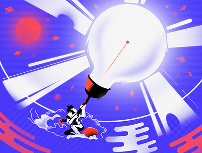 Wrangle Up Ideas illustration light bulb