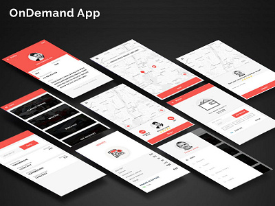 Ondemand App android ios uidesign