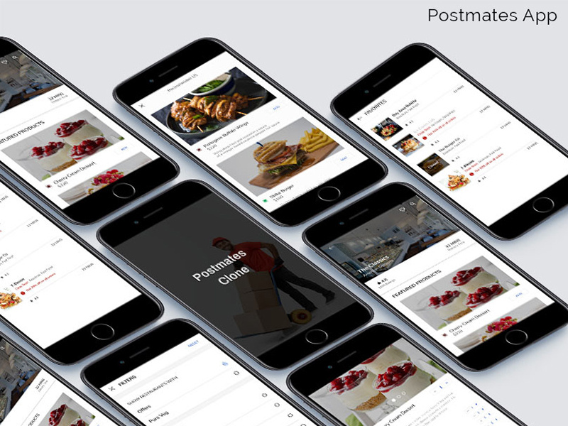 Postmates App by Mukul Gopaliya on Dribbble