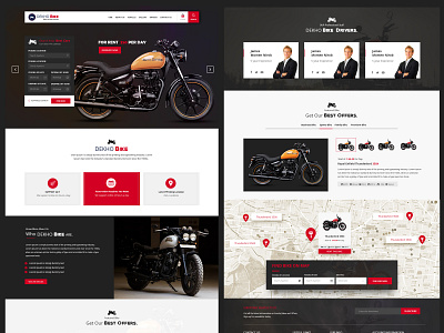 Bike Search_Template branding website design