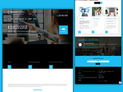 Network_Solution website design