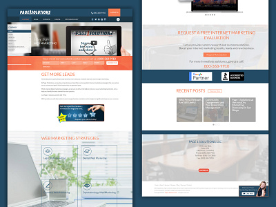 Page1Solution website design