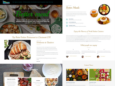 Restourant_Template website design