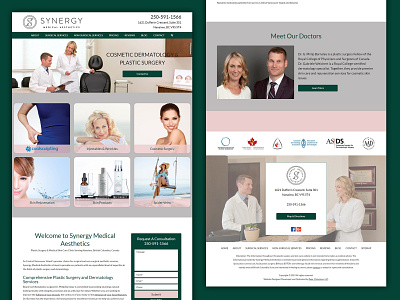 Synergy Template website design