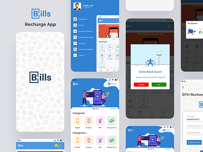 Bills App android ios uidesign