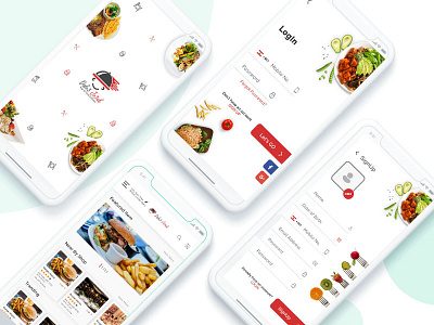 Dale3 Food Delivery App android ios uidesign