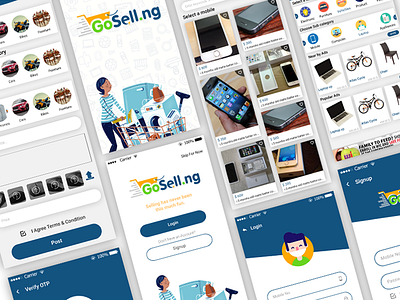 GoSelling App android ios ui uidesign ux