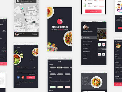 Mangozmart App android ios ui uidesign ux