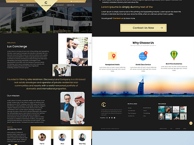 Concierge Website Design branding design website design