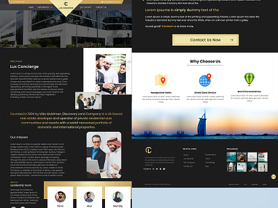 Concierge Website Design