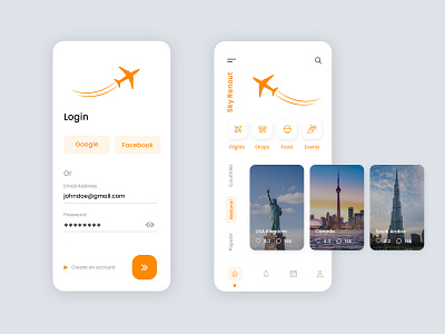 Sky Renout App Design