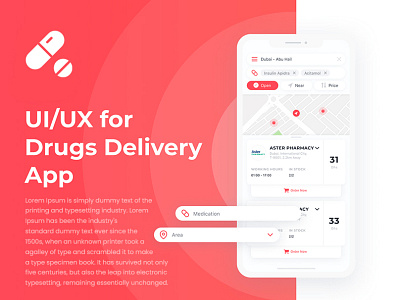 Abu Dubai Medicine android ios mobile app design uidesign