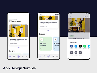 Mobile App Design Concept mobile app design ui uidesign ux