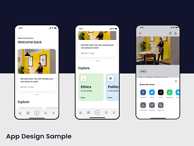 Mobile App Design Concept