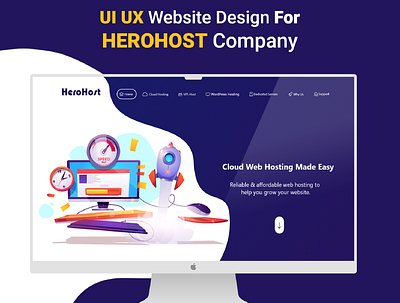 UI / UX Design for HeroHost Co. design design art flat flatdesign host icon illustration ui ui ux design ui ux user user experience user interface user interface design ux website