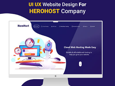 UI / UX Design for HeroHost Co.