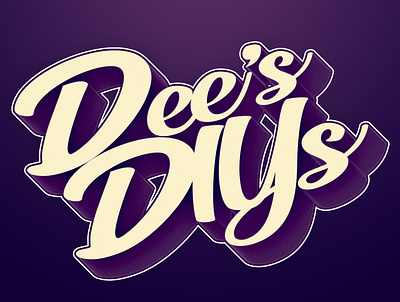 Dees DIYs branding instagram logo design quarantine typogaphy