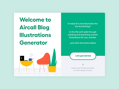 Blog Illustrations Generator blog brand component figma generator illustration system tool