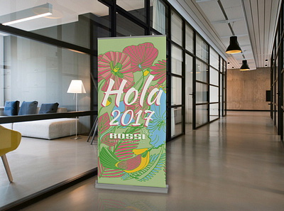 Rossi, roll-up banner. banner design branding design graphic design illustration rollup