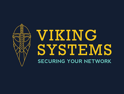 Viking Systems brand branding design illustration inspiration logo logo design logodesign norsk security viking vikings