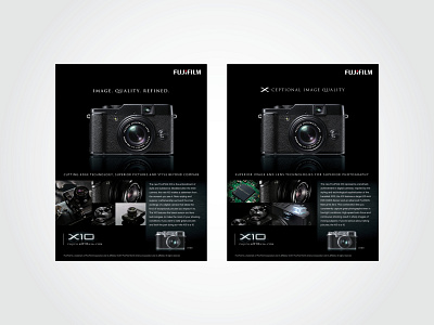 FUJIFILM X-Series Print Advertisements advertising branding design print