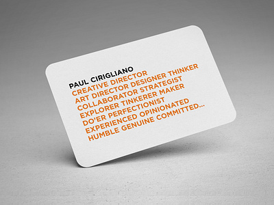 Personal Business Cards