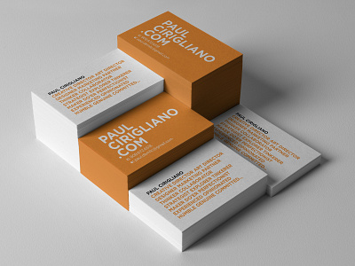 Personal Business Cards brand identity branding design print
