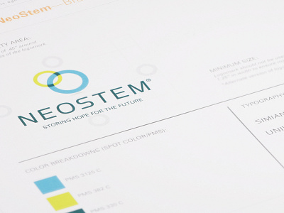 NeoStem Brand Identity brand identity branding design marketing collateral stationary design styleguide