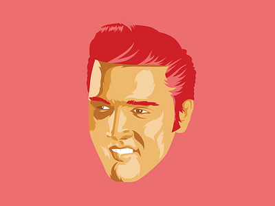 ELVIS PRESLEY art artwork design digital illustration digitalart drawing fine arts illustration illustration art illustrator music rock vector