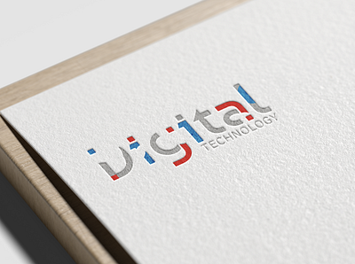 Digital Technology branding creation design logo logos logotype print vector