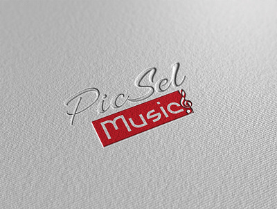 Picsel Music brand identity branding creation design logo logos logotype print vector