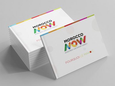 Presentation Morocco Now creation design logo print vector