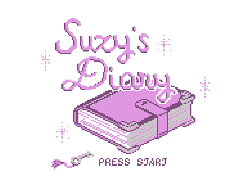 Suzy's Diary Title Screen