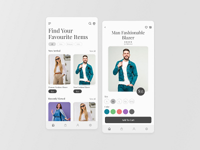 E-Commerce App UI Design