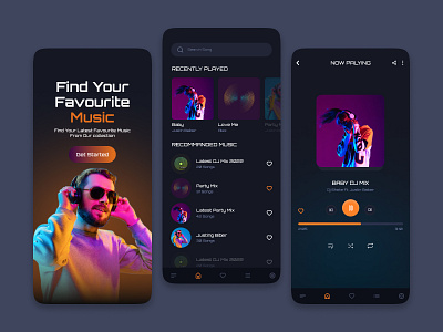 Music App UI Design