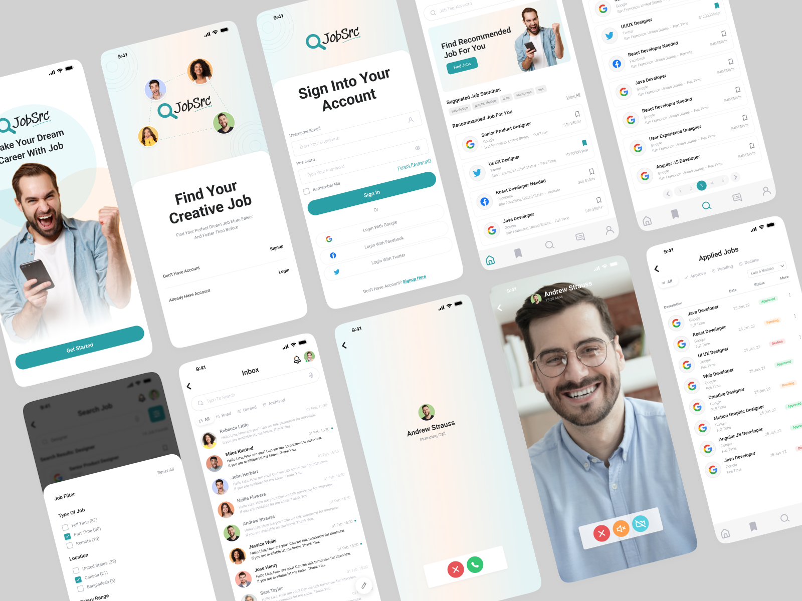 JobBoard App Complete UI UX by Imran Hossain on Dribbble