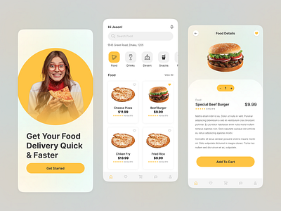 Food Delivery App UI